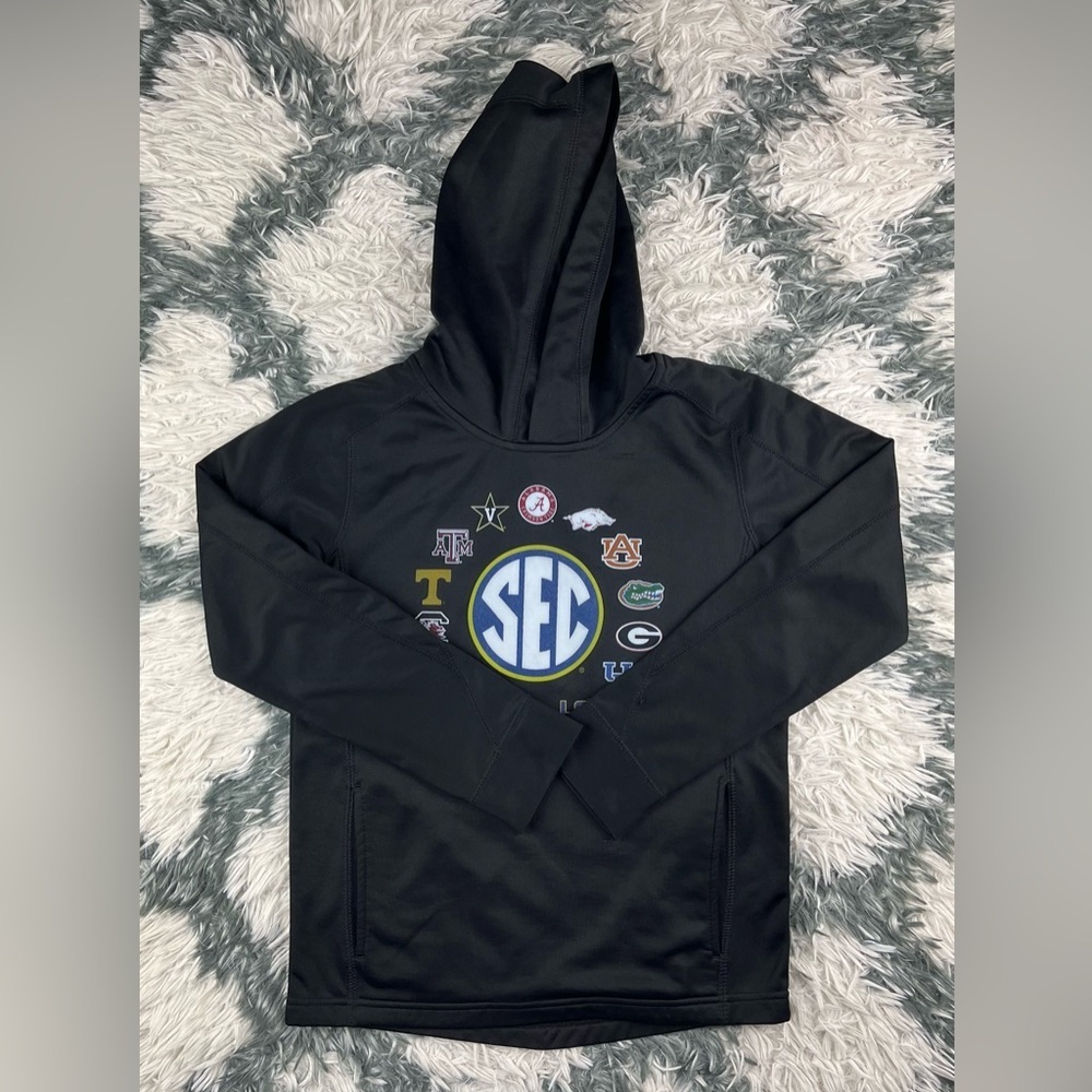Outer Stuff Kids Boys SEC South Eastern Conference Hoodie Black M